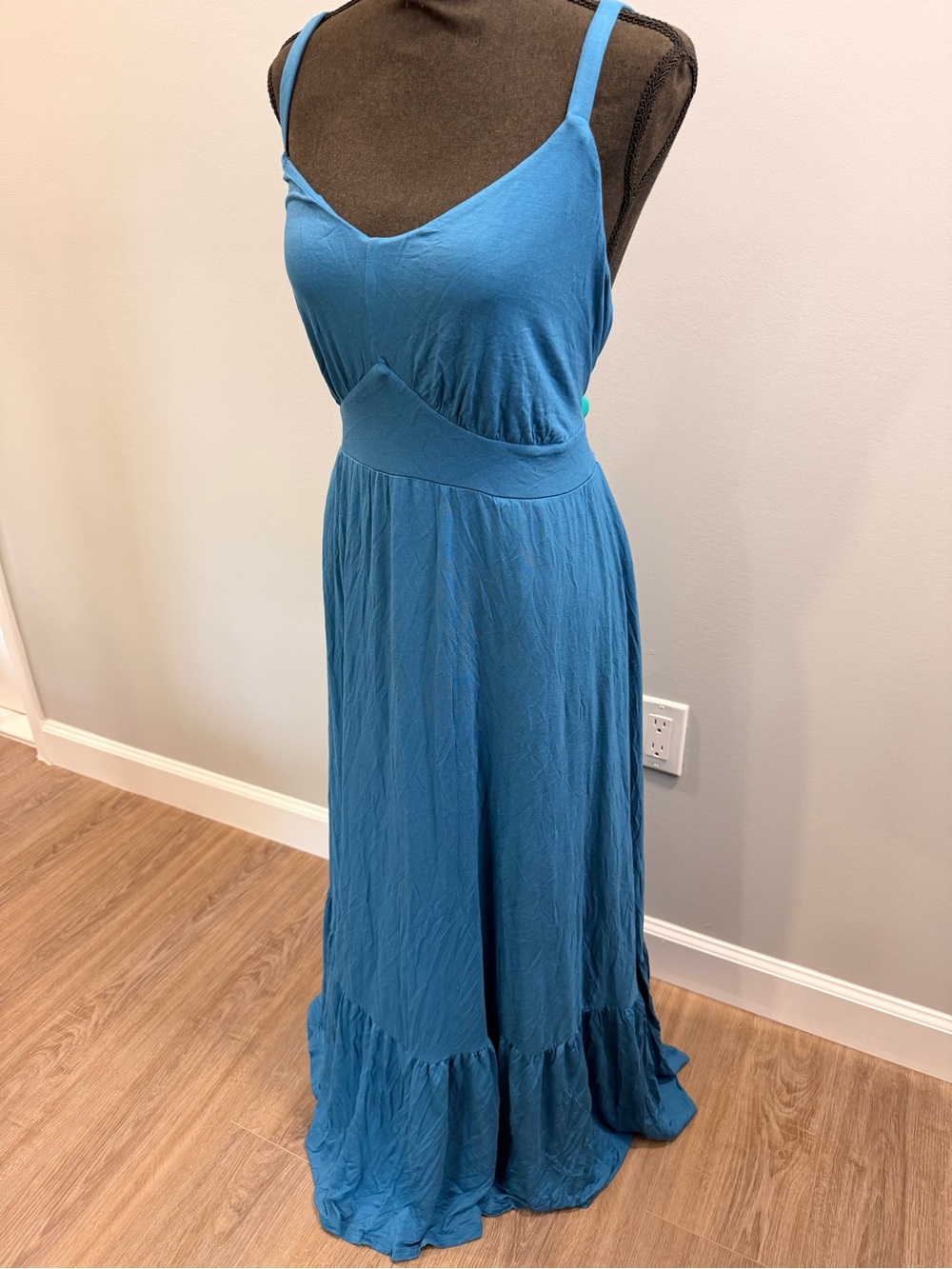 NWT Torrid Blue Sleeveless Maxi Dress - Picture 4 of 5